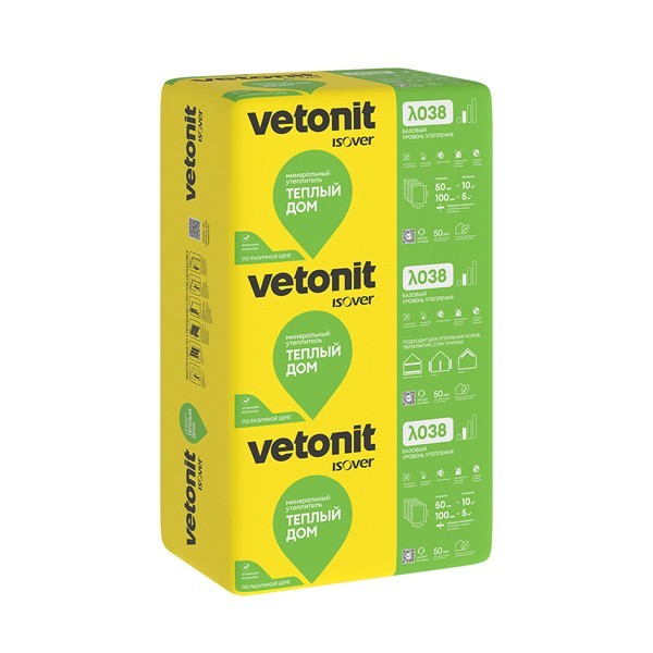 Утеплитель Vetonit Теплый Дом, плита