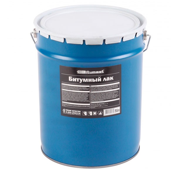 Лак битумный Bitumast, 21.5 кг
