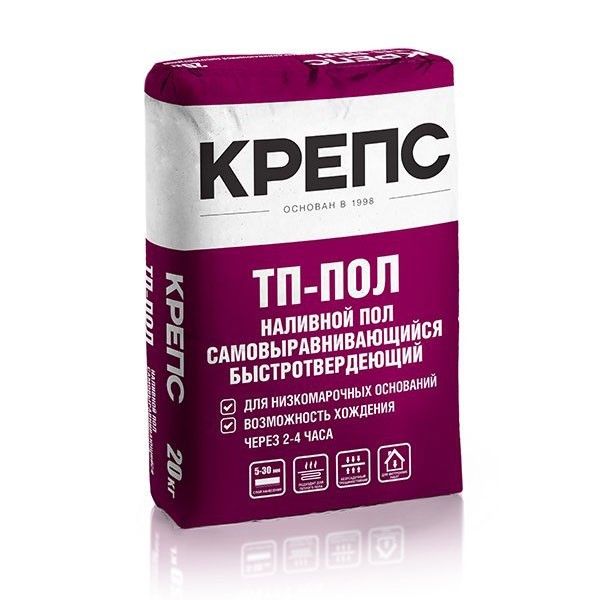 Ровнитель Крепс ТП-пол самовыравнивающийся 20