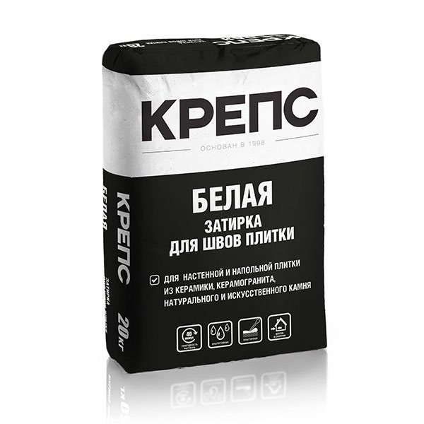 Затирка для швов Крепс белая,