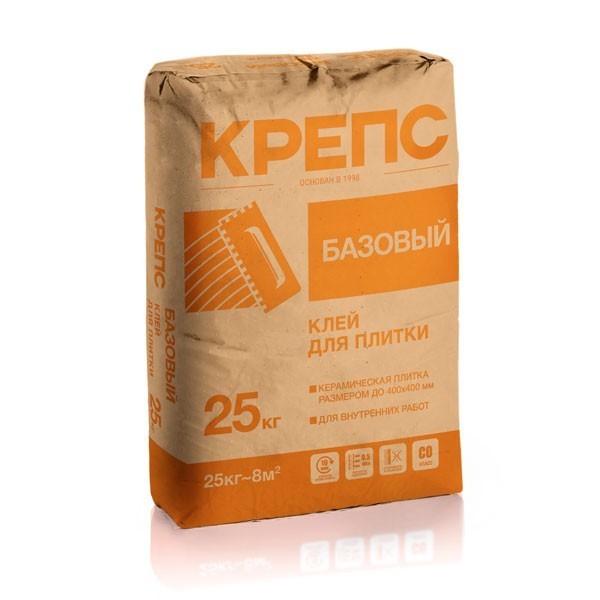 Клей для плитки Крепс Базовый