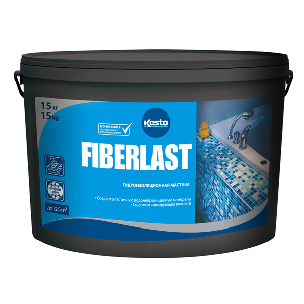 Гидроизоляция Kesto Fiberlast 15 кг