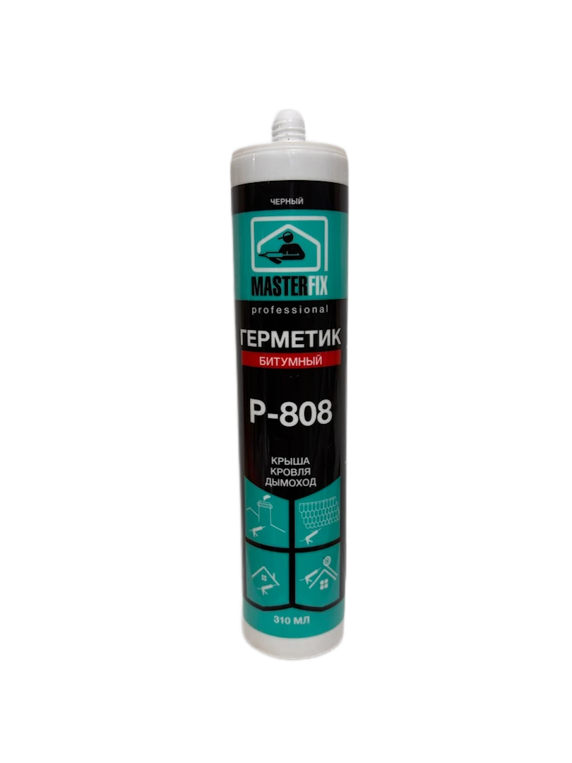 Битумный герметик Masterfix R808 черный