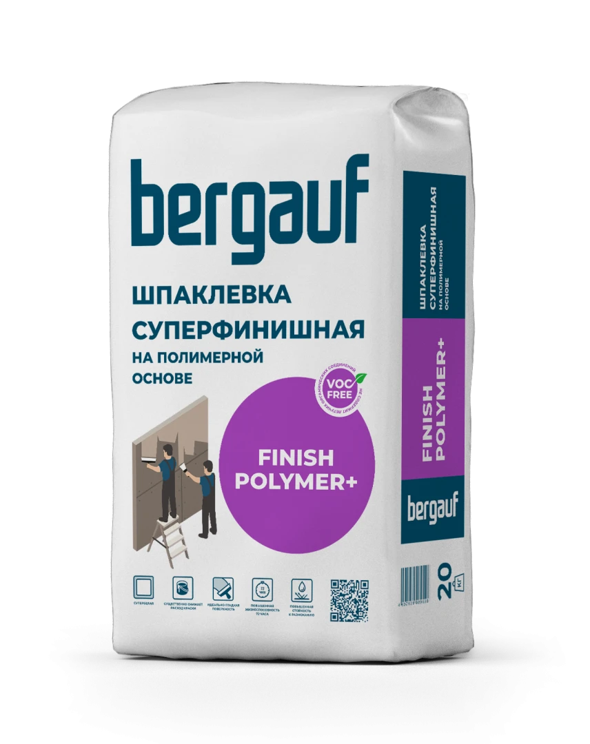 Шпаклевка полимерная Бергауф Finish Polymer+