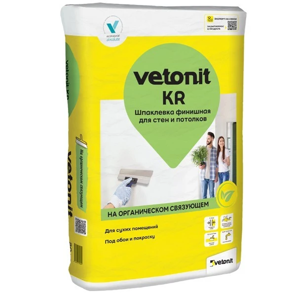 Шпатлёвка финишная Weber.Vetonit КR 20